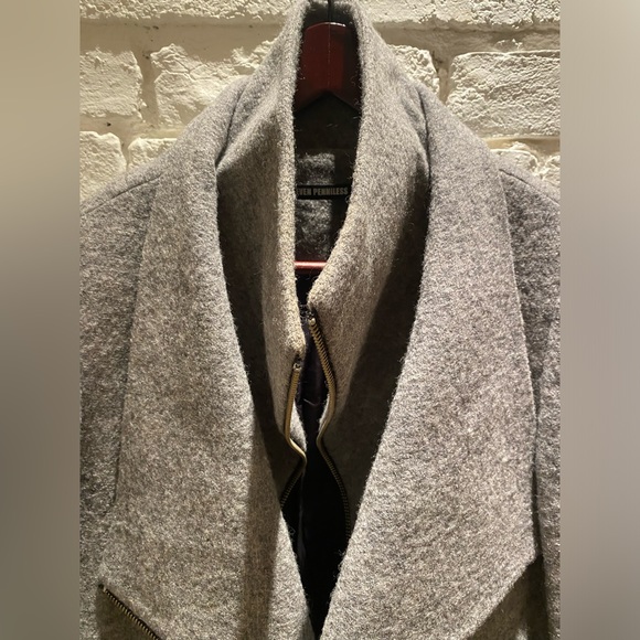 100% wool structured jacket 🩶 size small - Picture 4 of 11